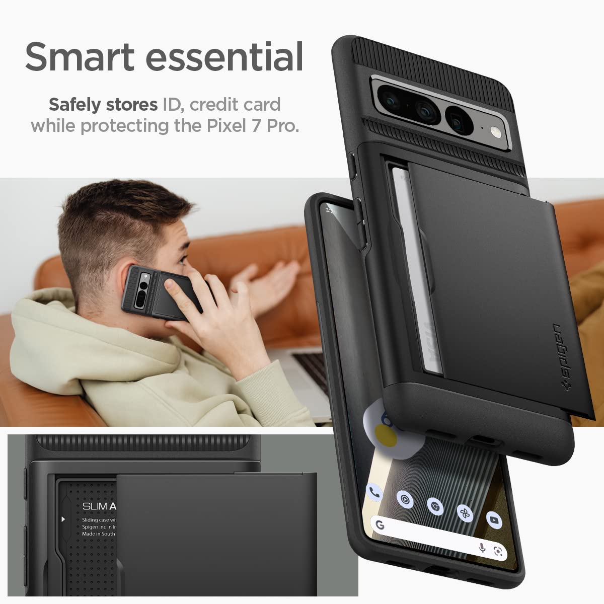 Amazon.com: Spigen Slim Armor CS Designed for Pixel 7 Pro Case